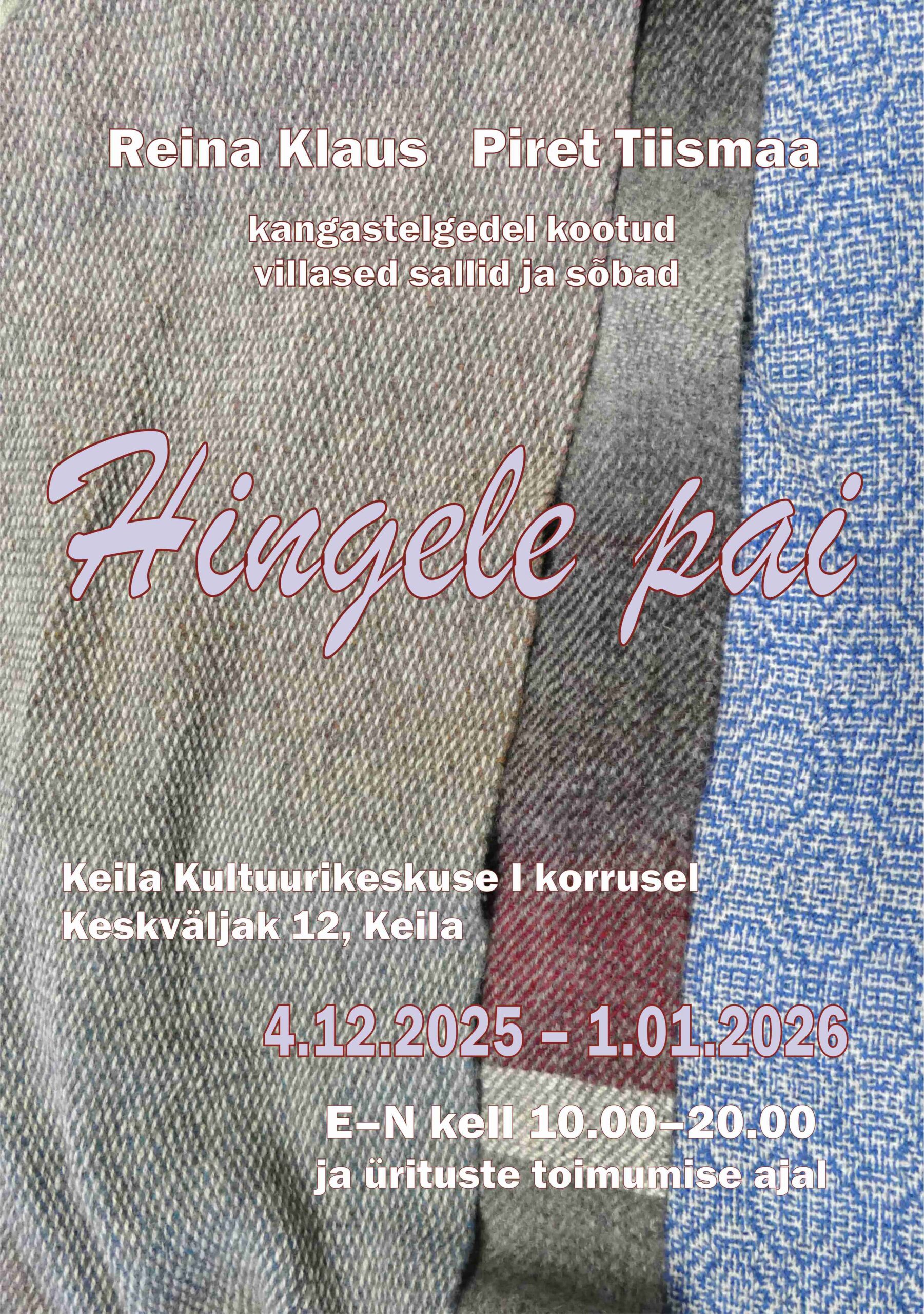 hingele pai näituse plakat