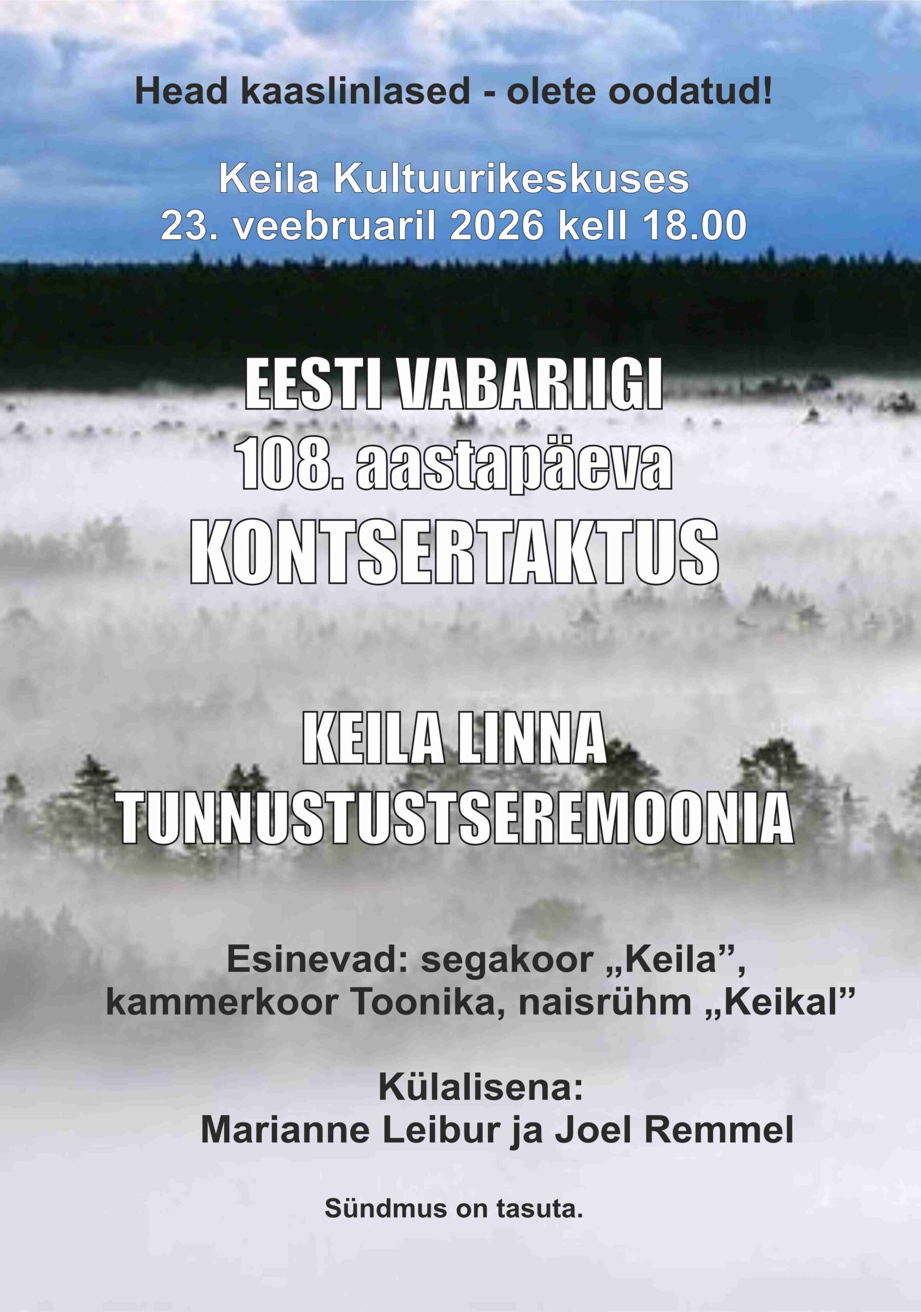 EV 108 kontsertaktus plakat veeb