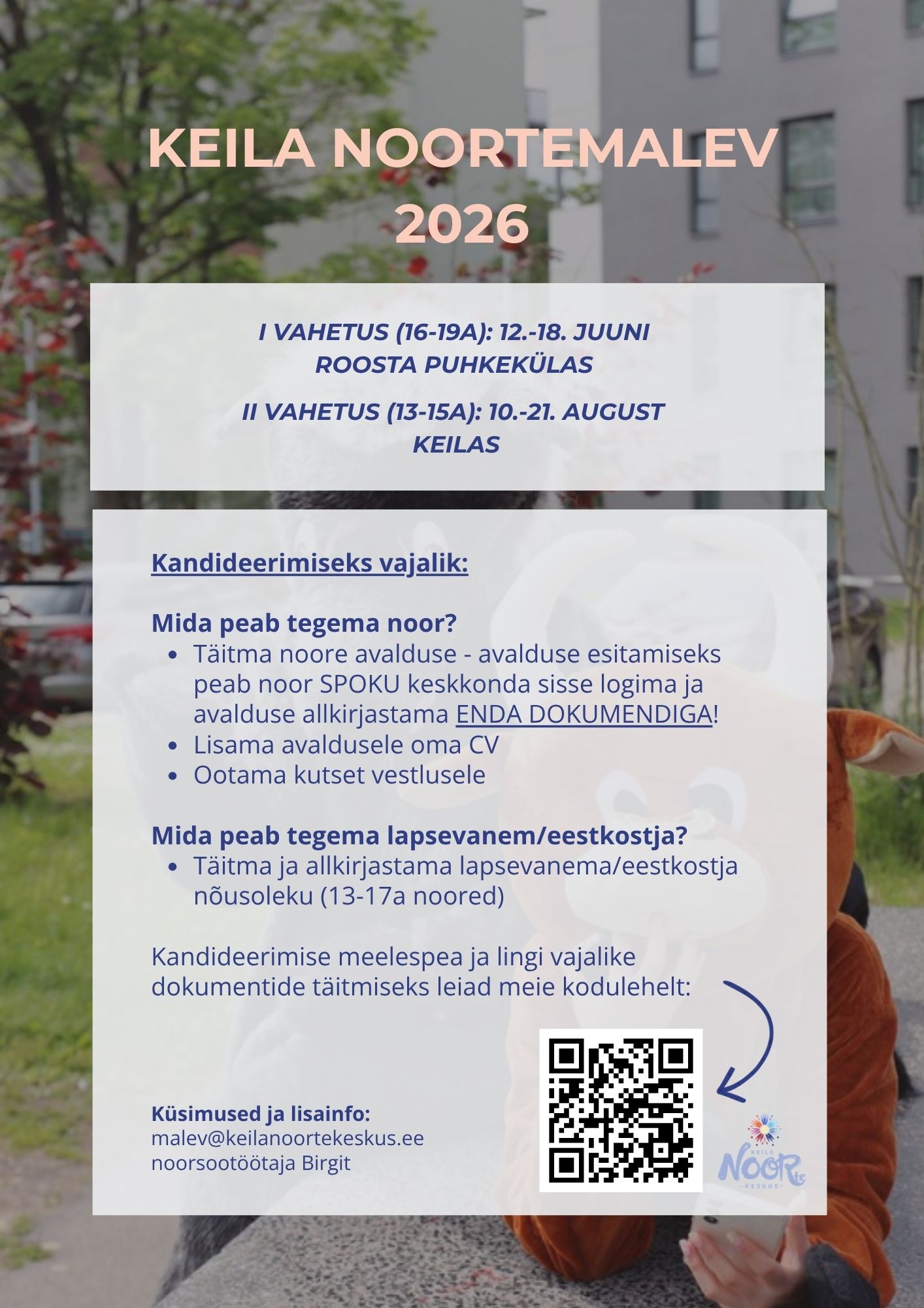 Keila Noortemalev 2026 plakat